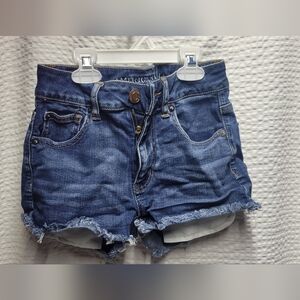 American Eagle Outfitters Women's Classic Blue Denim Shorts